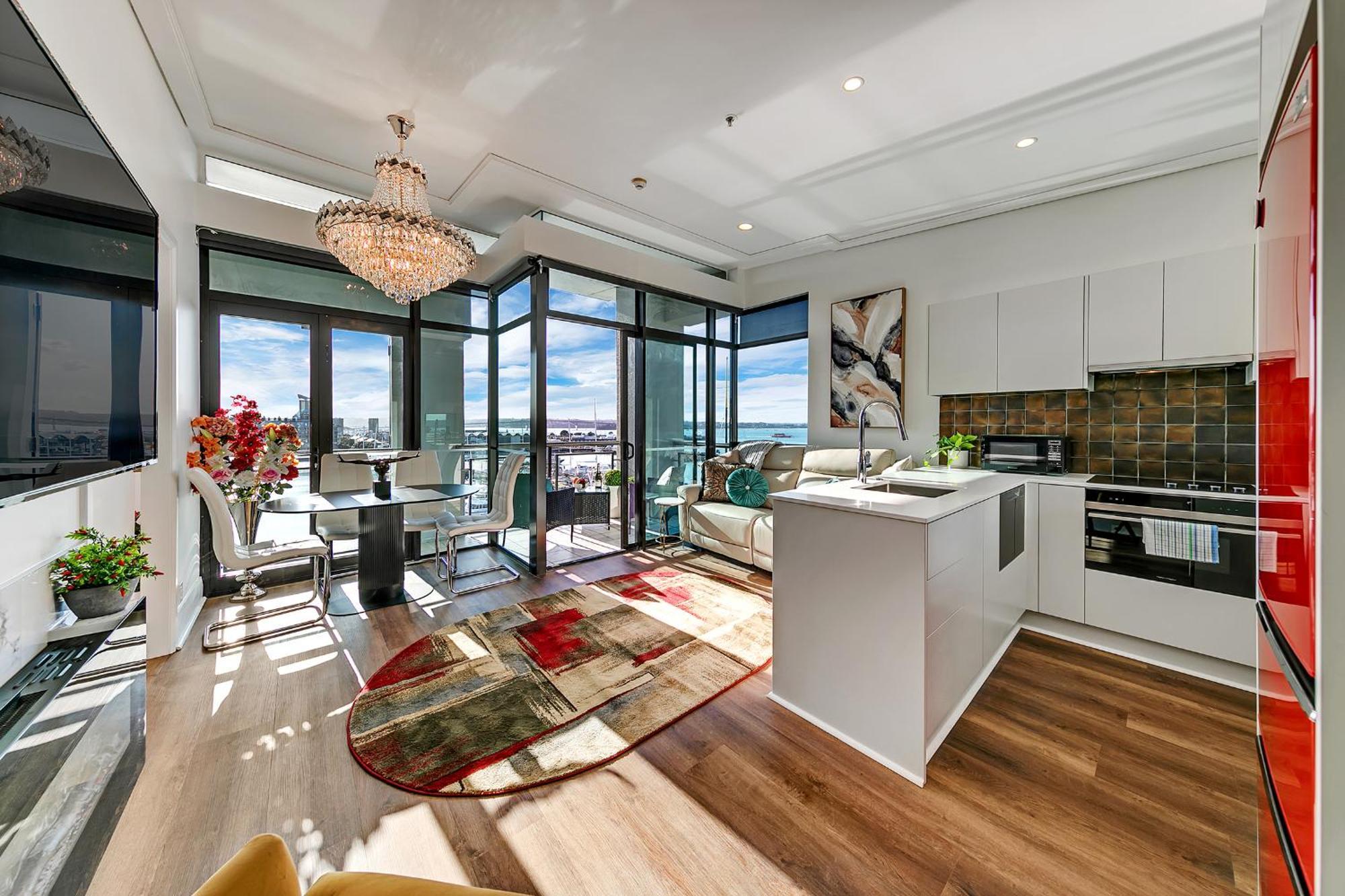 オークランドPenthouse Crownアパートメント エクステリア 写真